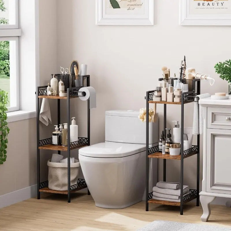 Organizer scaffale bagno a 3 ripiani - 11.42P x 9.85L x 32.68A