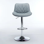 Swivel Bar Stools Set of 2, Tall Bar Stool Chairs with with Back, Kitchen Island Chairs with Upholstered Counter