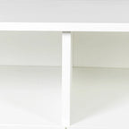 Mobile porta TV bianco da 70" con ripiani aperti e cassetti per il soggiorno