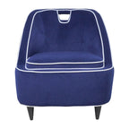 Poltrona d'Appoggio Moderna Imbottita Bicolore - 71 x 76 x 79 cm