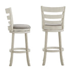 Sgabello da bar girevole con schienale a pioli 29H