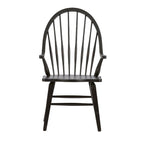 Sedia con braccioli Black Windsor Back Hearthstone Ridge The Gray Barn