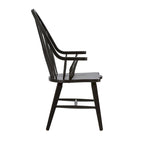 Sedia con braccioli Black Windsor Back Hearthstone Ridge The Gray Barn