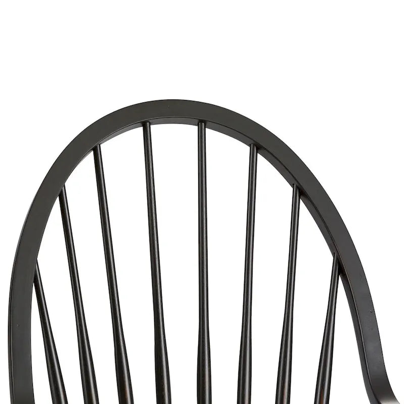 Sedia con braccioli Black Windsor Back Hearthstone Ridge The Gray Barn