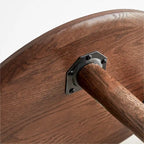 Tavolino da Salotto, Tavolino Basso 100% Top in Legno Massello di Rovere