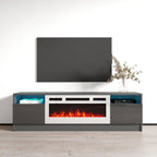 Mobile TV da 63" con camino elettrico