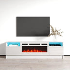 Mobile TV da 63" con camino elettrico