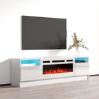 Mobile TV da 63" con camino elettrico