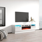 Mobile TV da 63" con camino elettrico