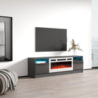 Mobile TV da 63" con camino elettrico