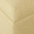 Pouf Contenitore Quadrato di Lusso da 71 cm