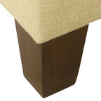 Pouf Contenitore Quadrato di Lusso da 71 cm