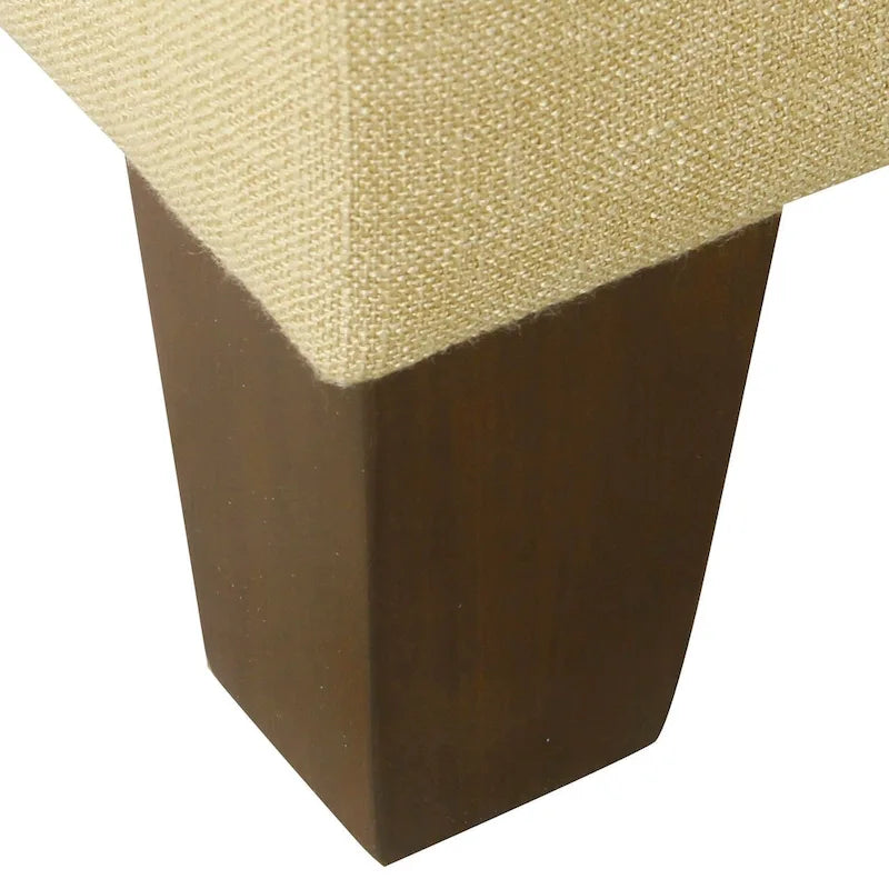 Pouf Contenitore Quadrato di Lusso da 71 cm