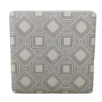 Pouf Contenitore Quadrato di Lusso da 71 cm
