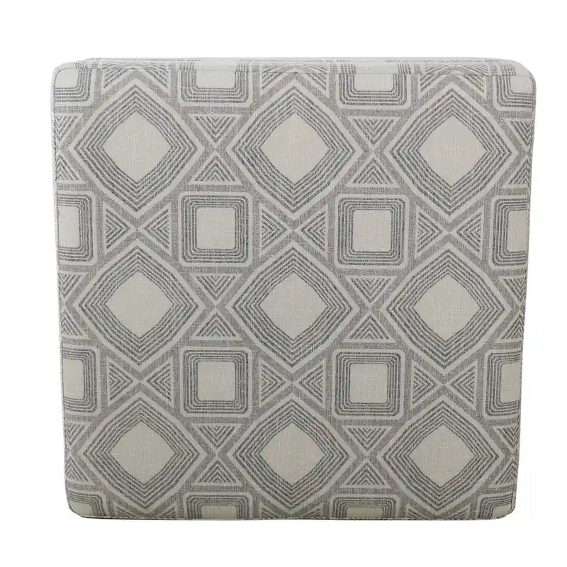 Pouf Contenitore Quadrato di Lusso da 71 cm