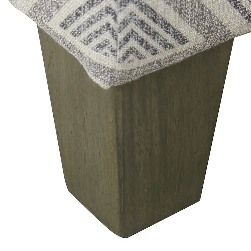 Pouf Contenitore Quadrato di Lusso da 71 cm