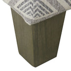 Pouf Contenitore Quadrato di Lusso da 71 cm