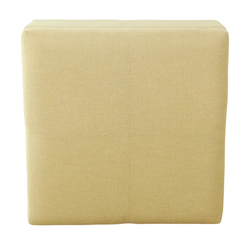 Pouf Contenitore Quadrato di Lusso da 71 cm