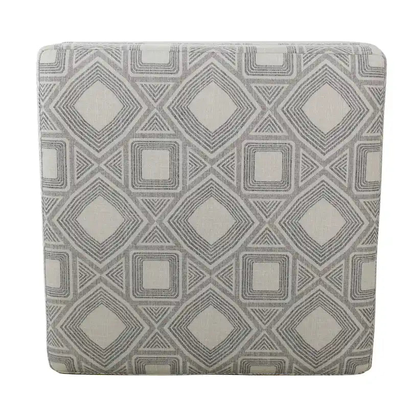 Pouf Contenitore Quadrato di Lusso da 71 cm