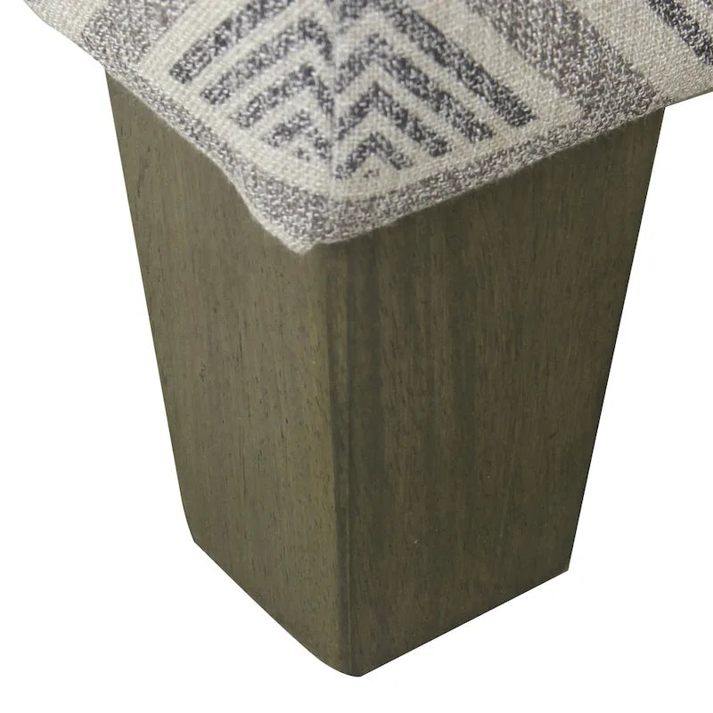 Pouf Contenitore Quadrato di Lusso da 71 cm