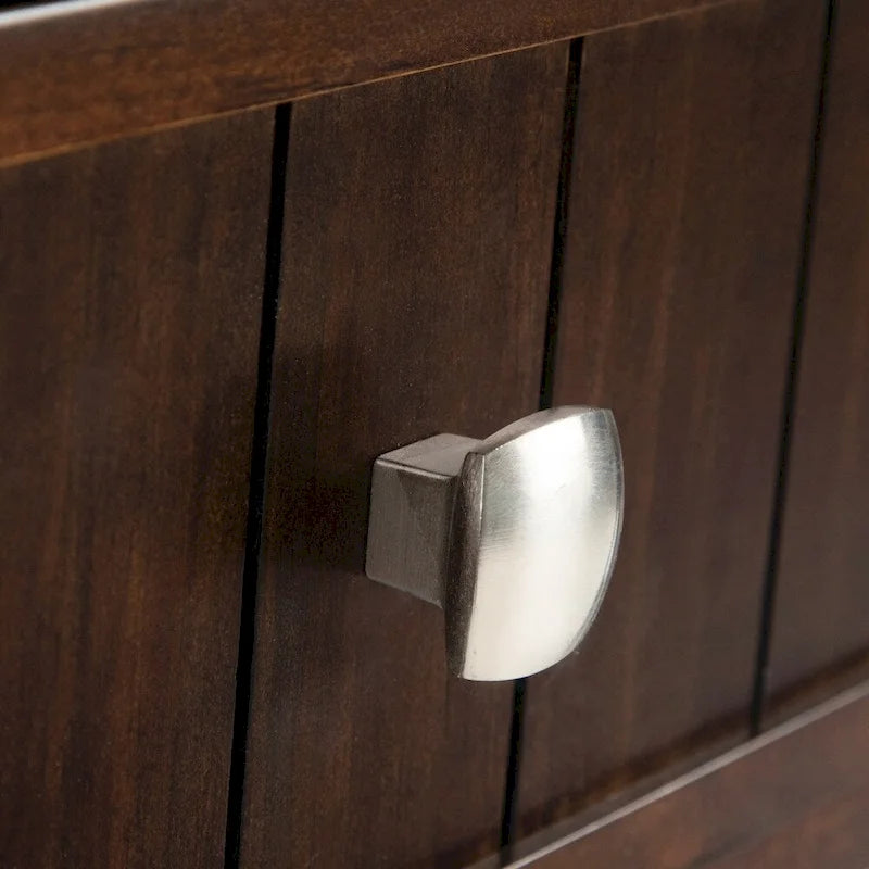 Tavolo da divano/consolle largo transizionale in LEGNO MASSELLO Normandy da 60 pollici - 60 x 16 x 30