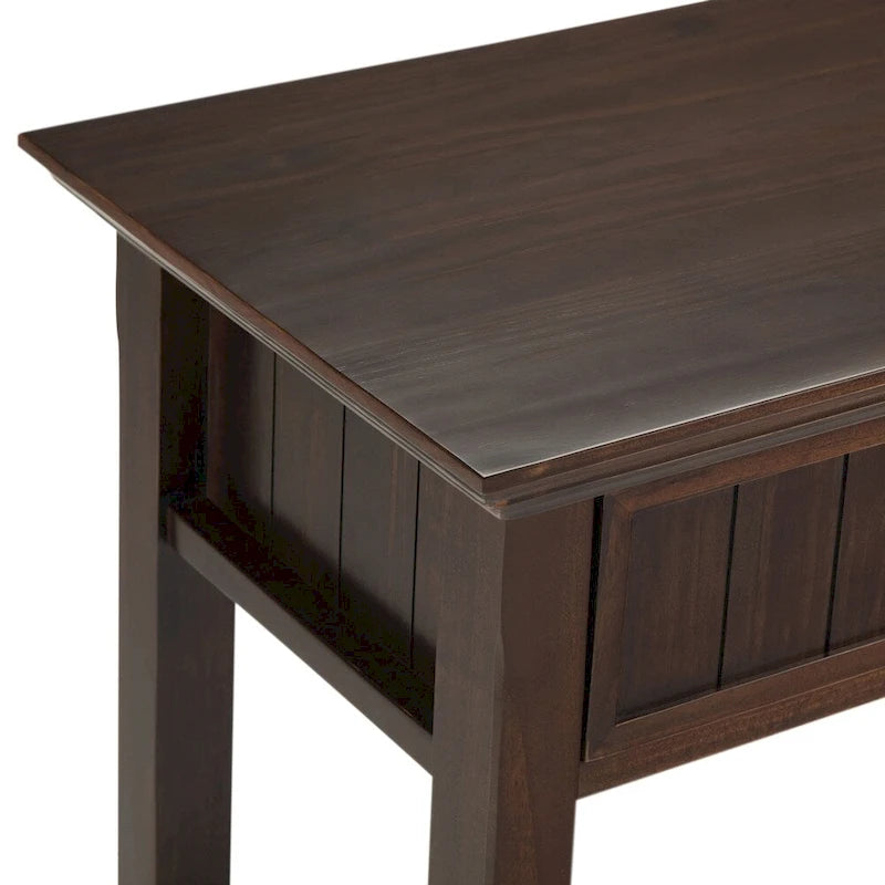 Tavolo da divano/consolle largo transizionale in LEGNO MASSELLO Normandy da 60 pollici - 60 x 16 x 30