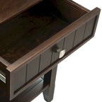 Tavolo da divano/consolle largo transizionale in LEGNO MASSELLO Normandy da 60 pollici - 60 x 16 x 30
