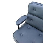 Sedia da ufficio ergonomica in pelle con altezza dello schienale regolabile Lobby Lumbar Support