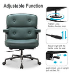 Sedia da ufficio ergonomica in pelle con altezza dello schienale regolabile Lobby Lumbar Support