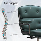 Sedia da ufficio ergonomica in pelle con altezza dello schienale regolabile Lobby Lumbar Support