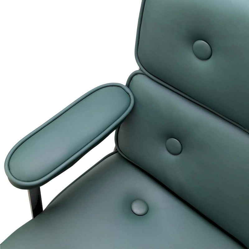 Sedia da ufficio ergonomica in pelle con altezza dello schienale regolabile Lobby Lumbar Support