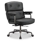 Sedia da ufficio ergonomica in pelle con altezza dello schienale regolabile Lobby Lumbar Support