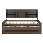 Letto a cassetti "Captain" in legno, matrimoniale