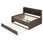Letto a cassetti "Captain" in legno, matrimoniale