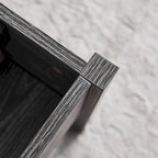 Tavolino da caffè/scrivania moderno con ripiano sollevabile in venatura di legno grigio chiaro e vano portaoggetti nascosto per soggiorno