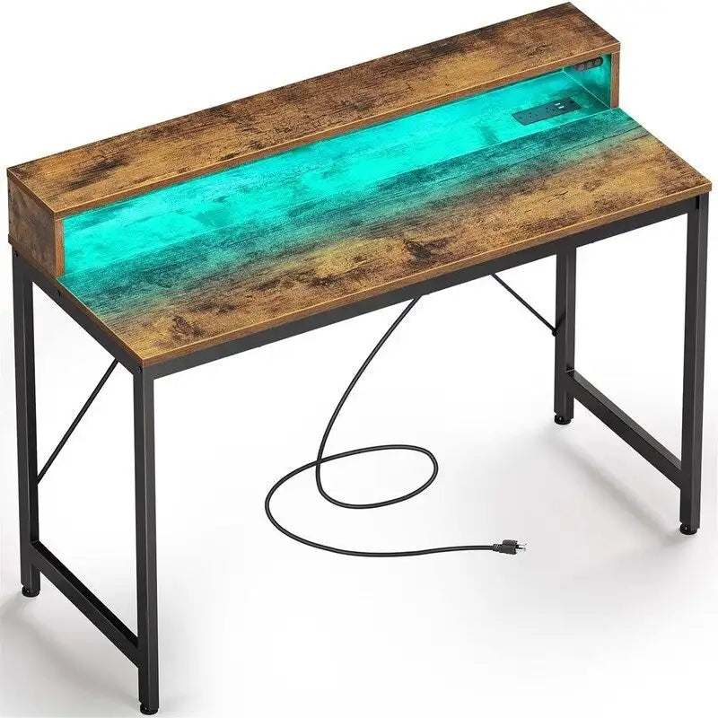Scrivania per computer da 99 cm con luci a LED