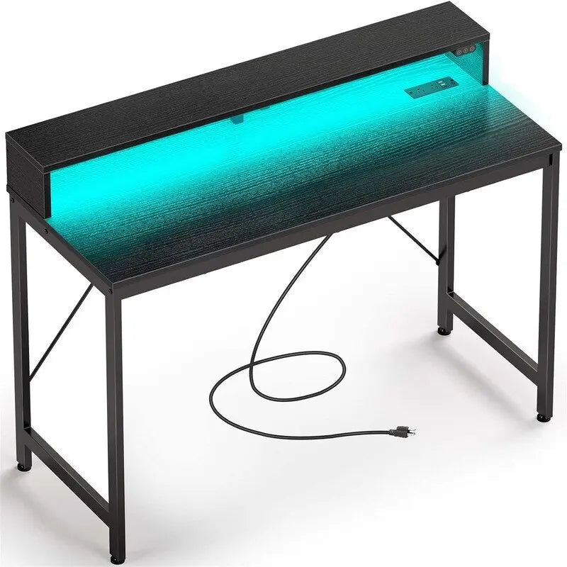 Scrivania per computer da 99 cm con luci a LED