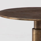 Tavolino d'appoggio Dorato - 14L x 22.5A x 14P