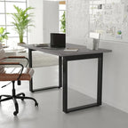 Tavolo da conferenza commerciale con piano in laminato e base a U