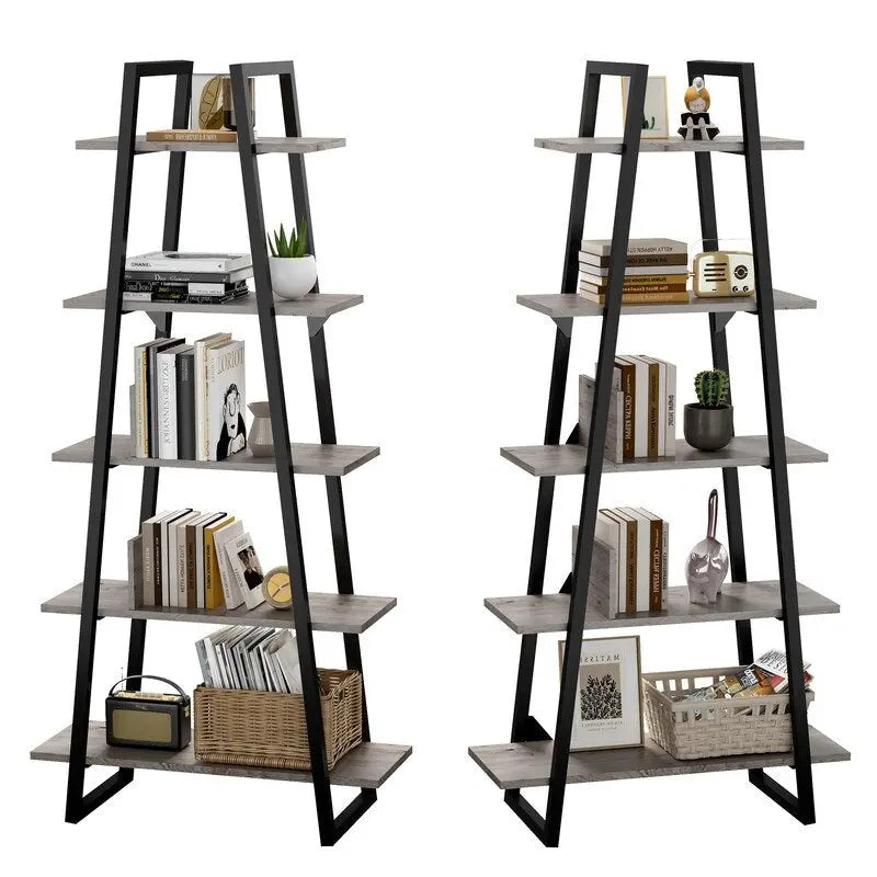 Libreria in cartone trapezoidale