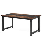 Tavolo da pranzo industriale da 63 pollici, tavolo da cucina moderno - 63 L x 31.5 W x 29.13 H